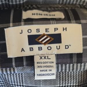 Joseph Abboud Black and White Dress Shirt